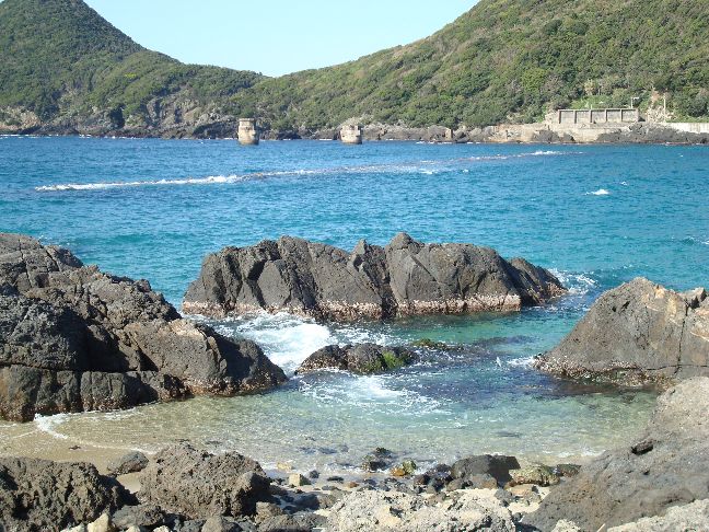 Bay at northern tip of Yakushima